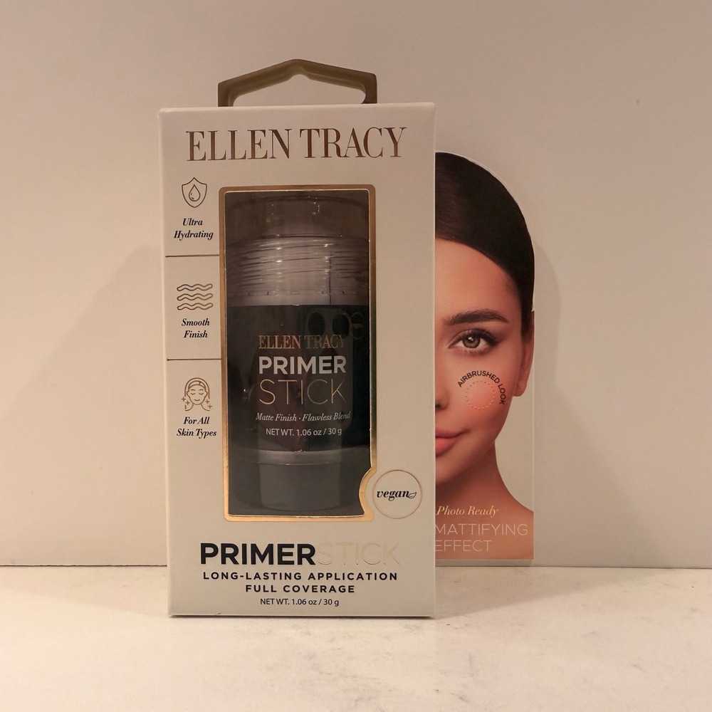 Ellen Tracy Primer Stick (1.06‎ Oz) Full Coverage Mattifying Long Lasting Smooth